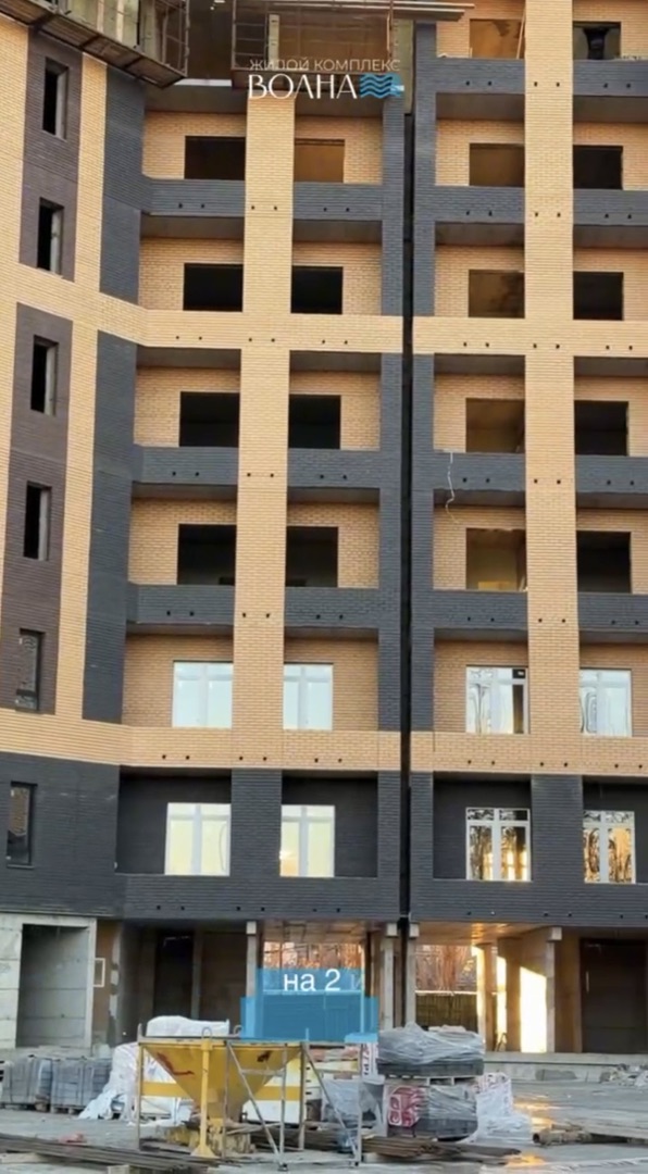 Отчет о ходе строительства. Эстетика и надежность фасада.